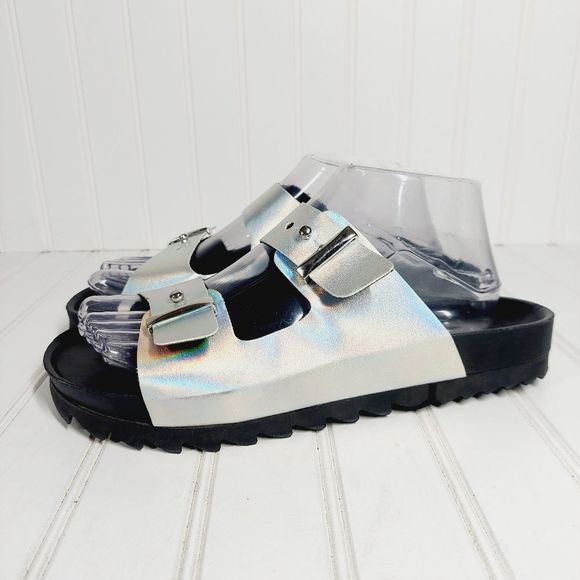 Steve Madden Buckle Slide Sandal - Picture 3 of 11